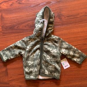 Healthtex Camouflage Minky zipper Hoodie